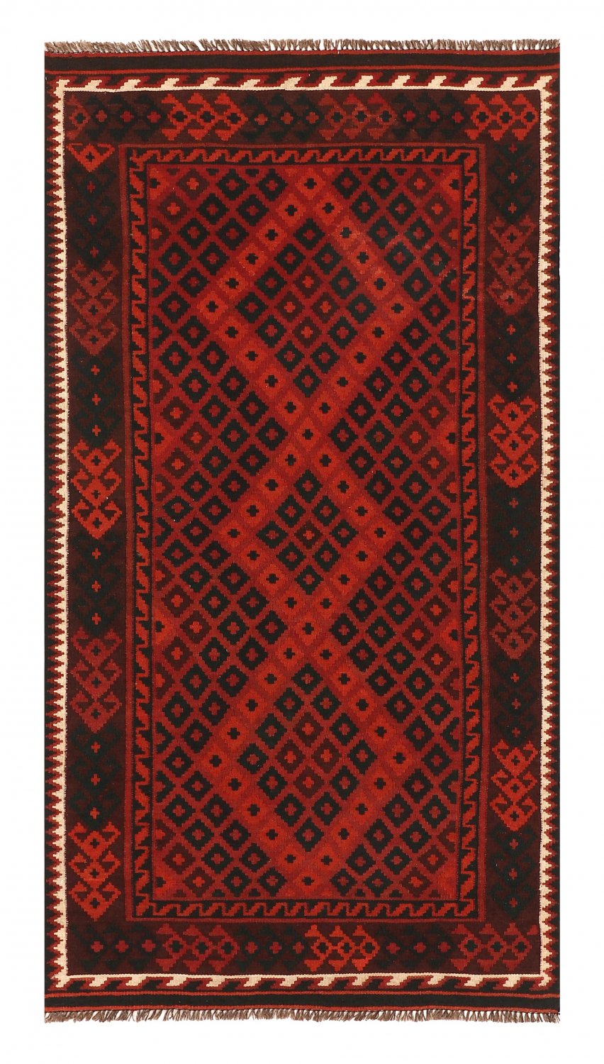 Kelim-teppe Afghansk 199 x 102 cm