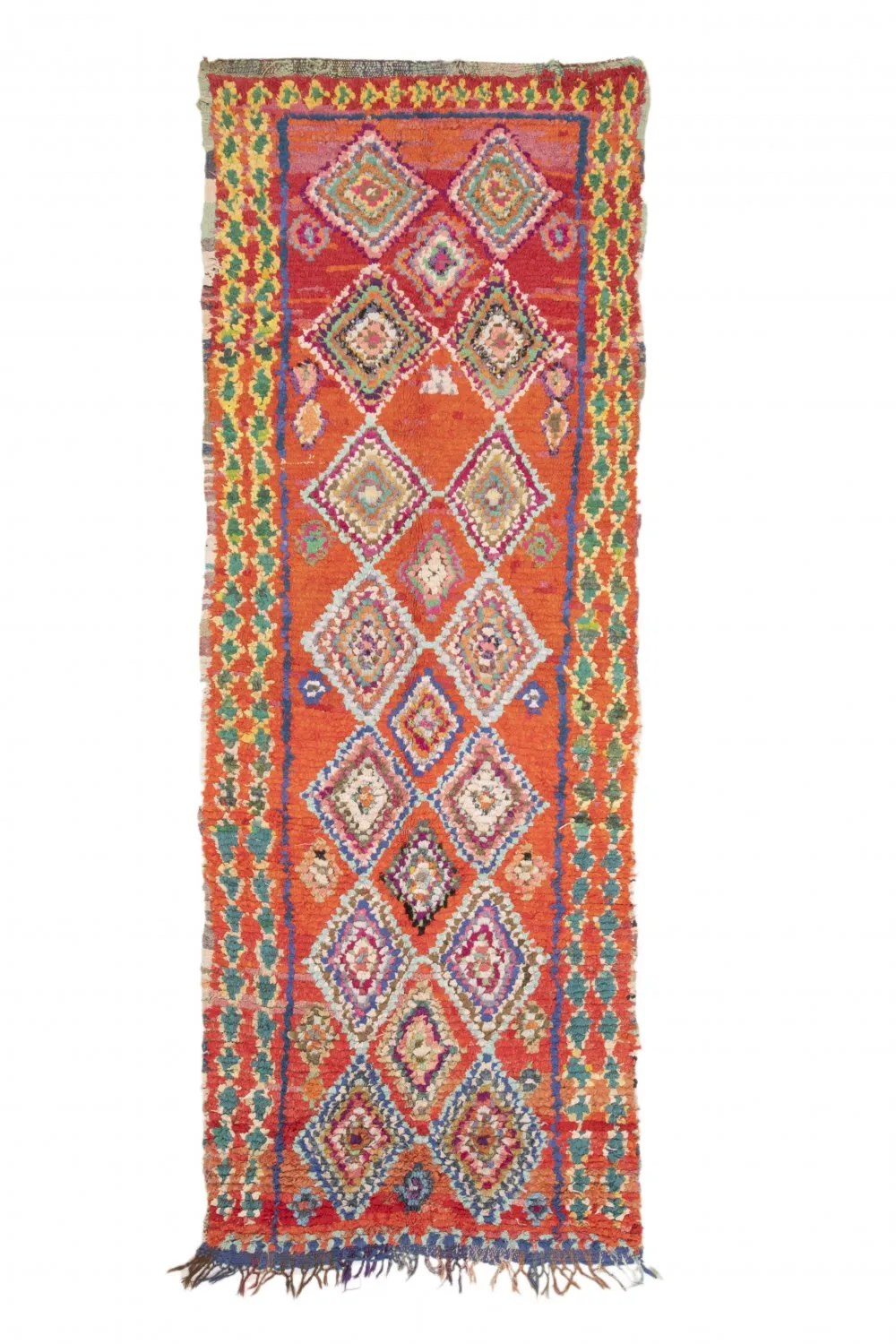 Marokkansk Boucherouite-teppe 285 x 100 cm