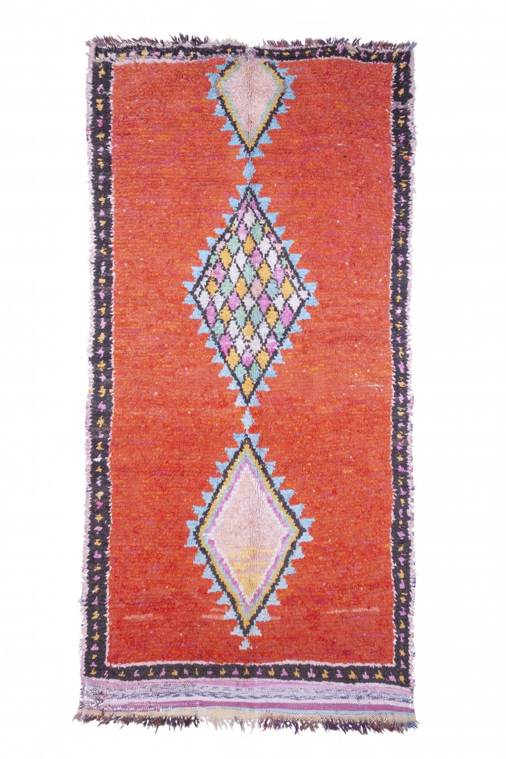Marokkansk Boucherouite-teppe 365 x 175 cm
