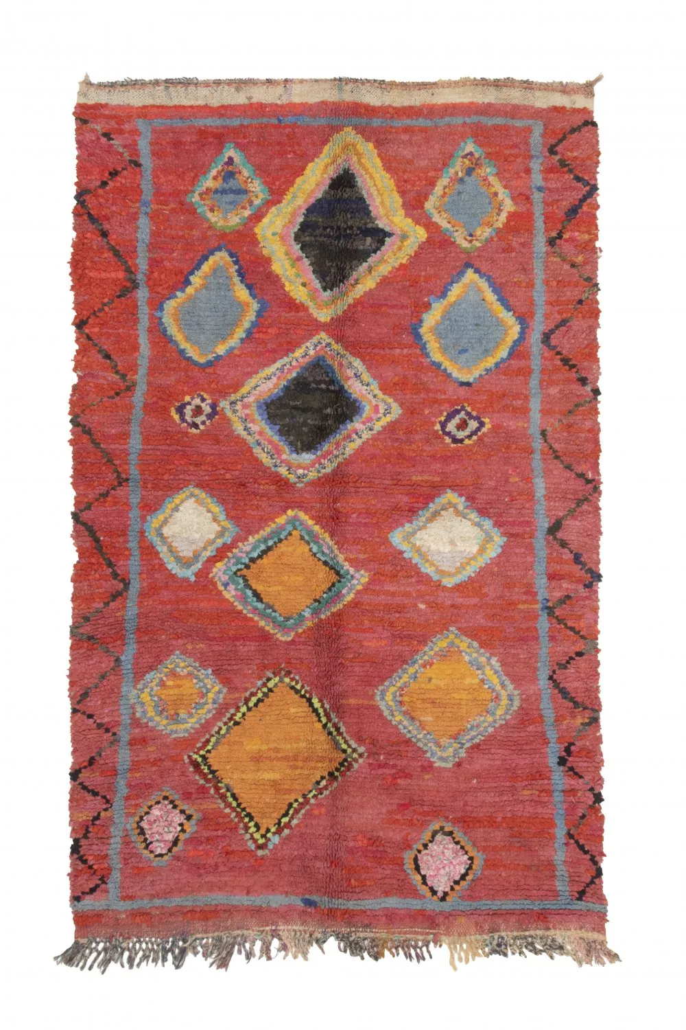 Marokkansk Boucherouite-teppe 200 x 120 cm