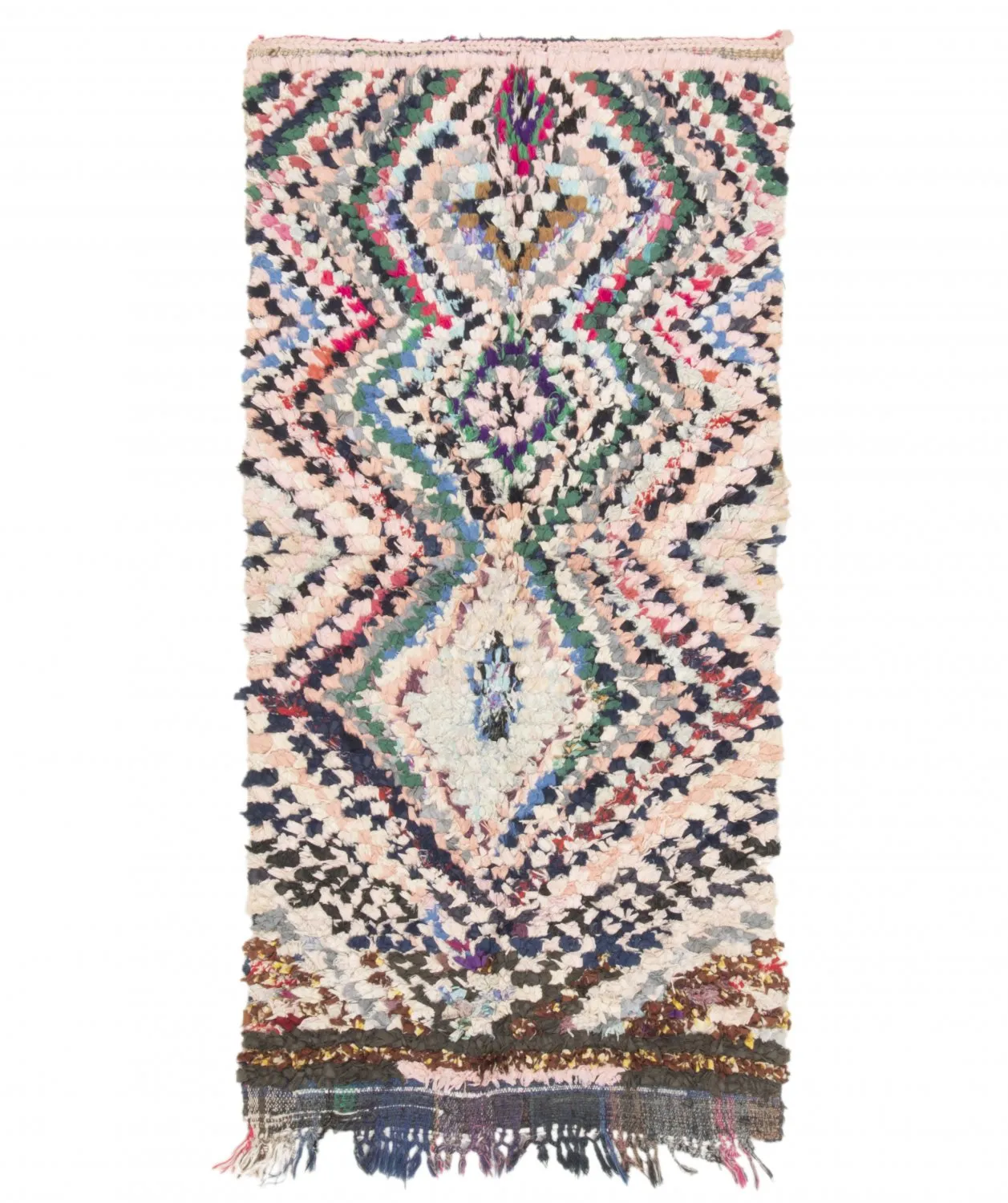 Marokkansk Boucherouite-teppe 175 x 95 cm