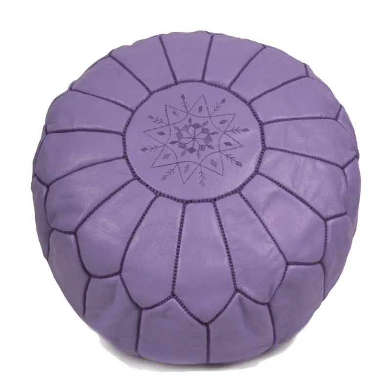 Sittepuff - Marokkansk skinnpuff (Lilla)