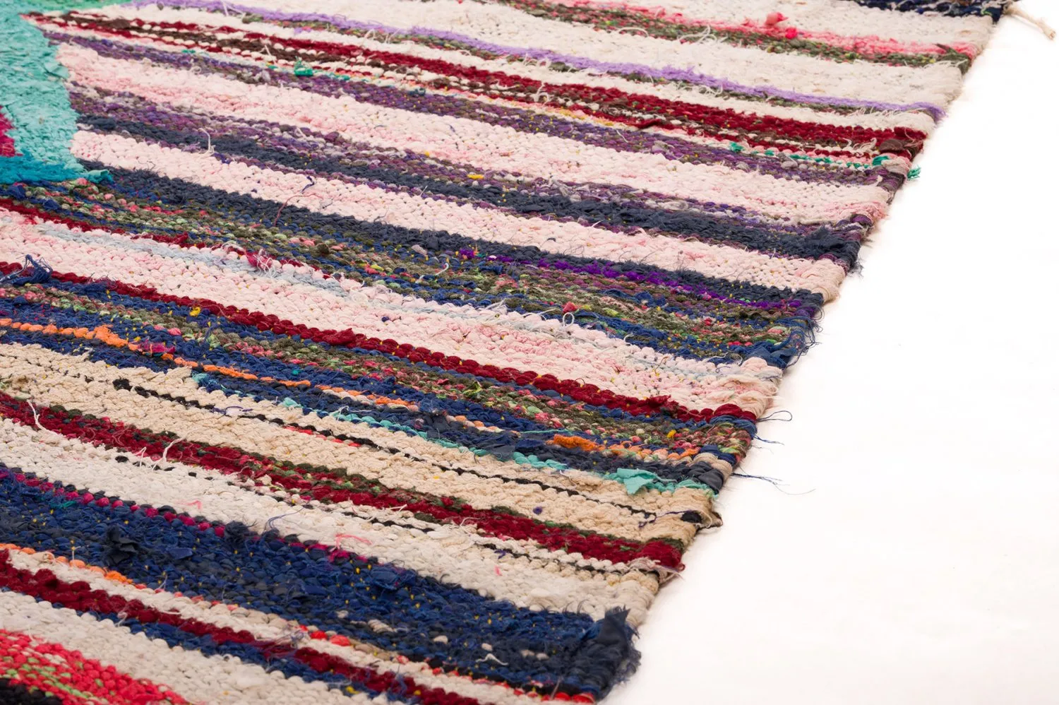 Marokkansk Boucherouite-teppe 150 x 285 cm