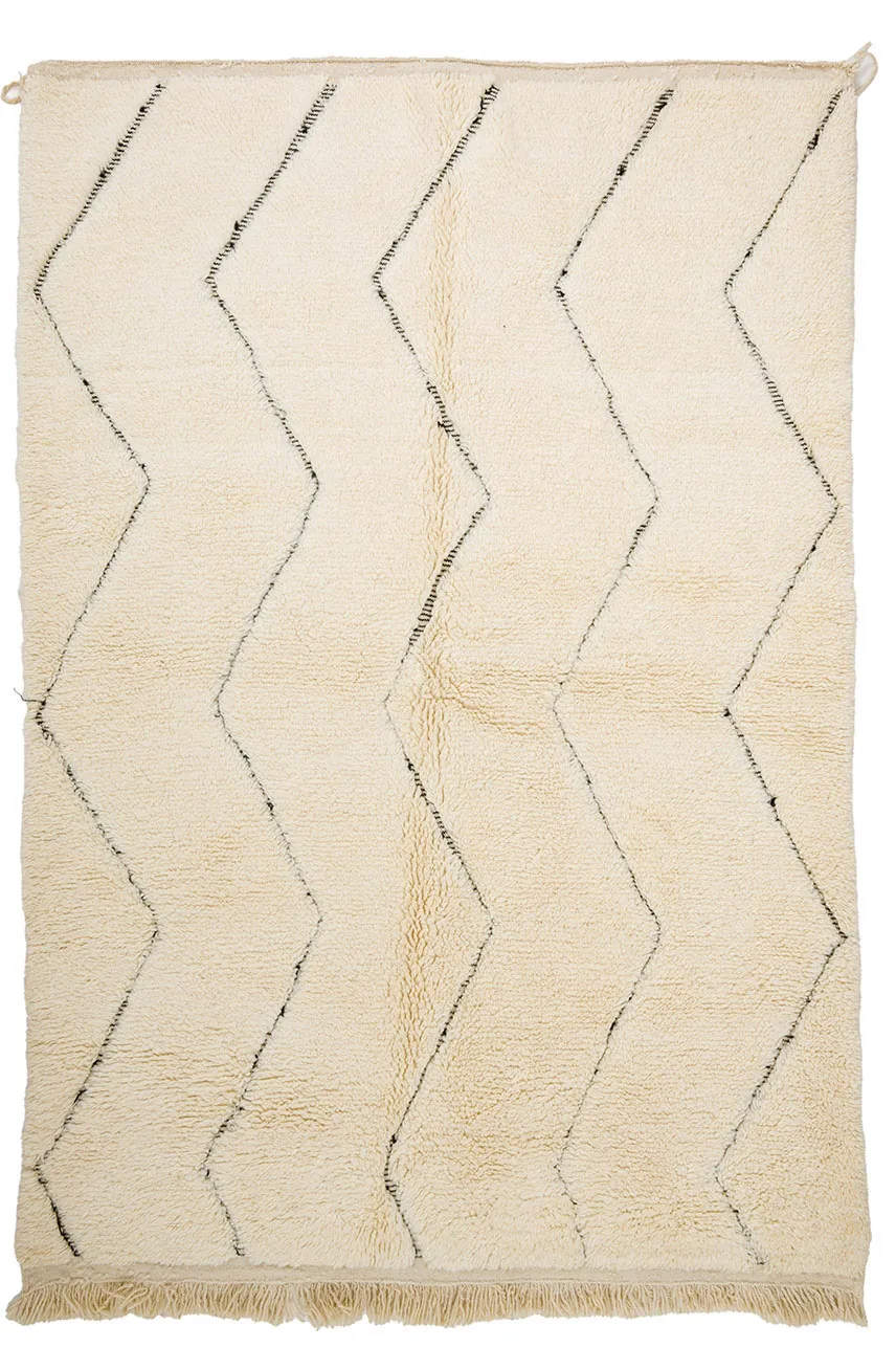 Kelim-teppe Marokkansk Beni Ourain 170 x 250 cm