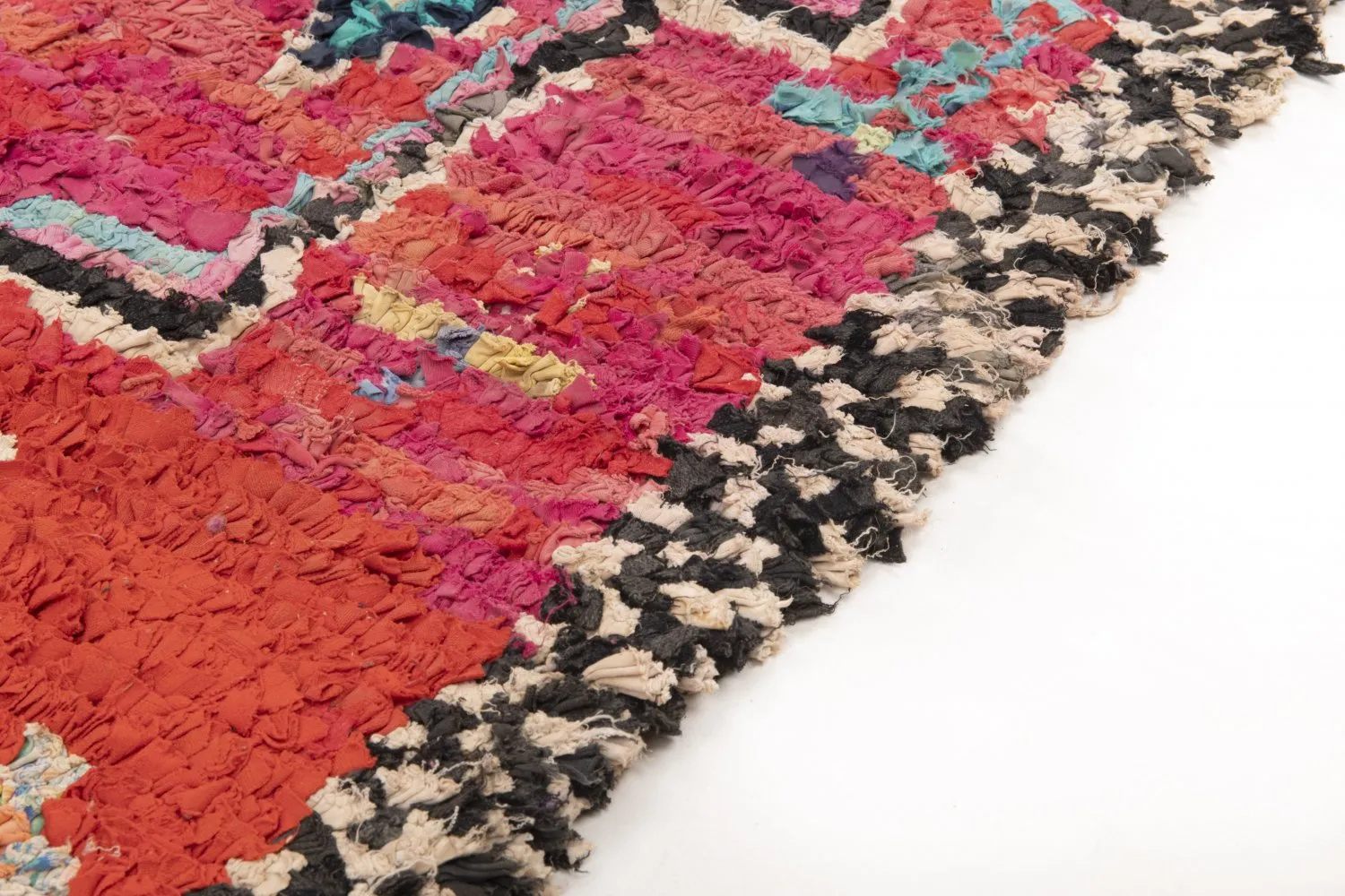 Marokkansk Boucherouite-teppe 185 x 110 cm