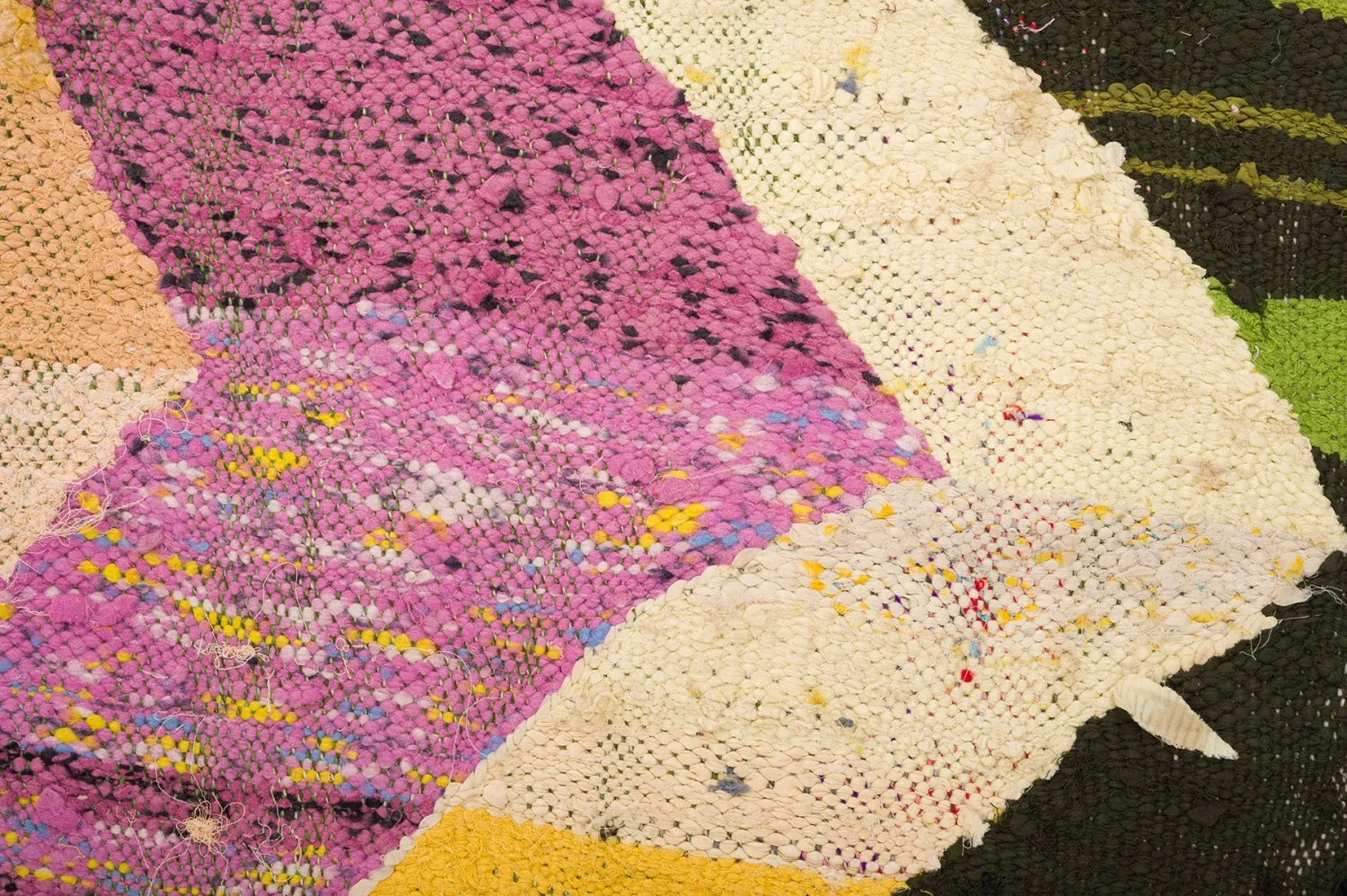 Marokkansk Boucherouite-teppe 145 x 290 cm