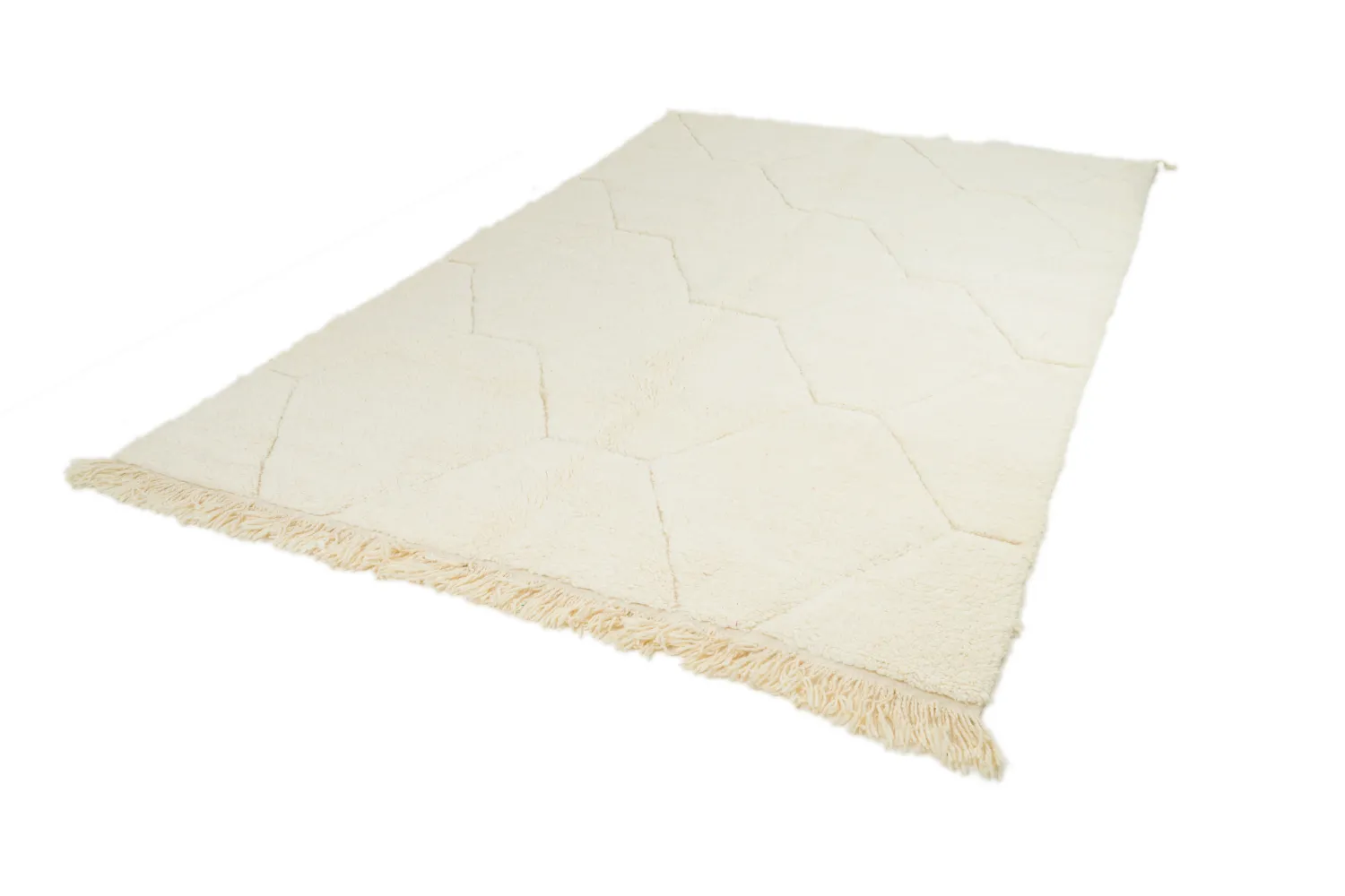 Kelim-teppe Marokkansk Beni Ourain 195 x 310 cm