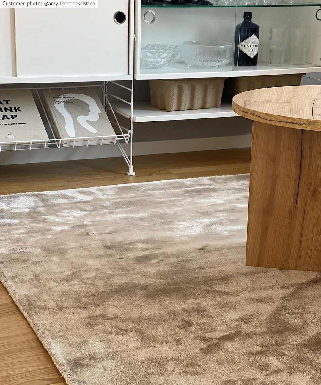 Viskoseteppe - Jodhpur Special Luxury Edition (lysgrå/beige)