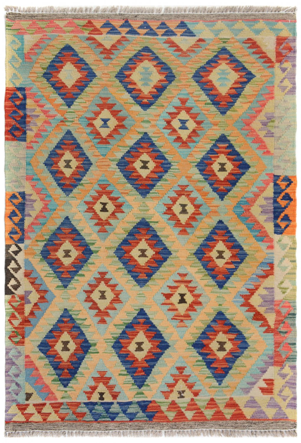 Kelim-teppe Afghansk 147 x 100 cm
