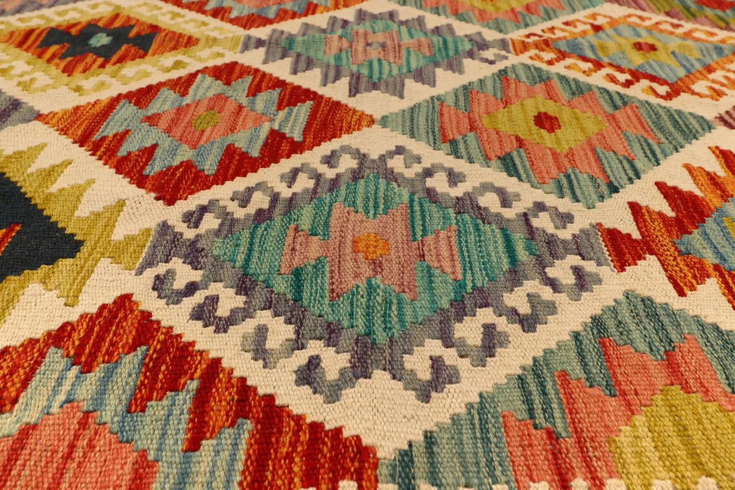 Orientalsk kelimteppe 394 x 309 cm
