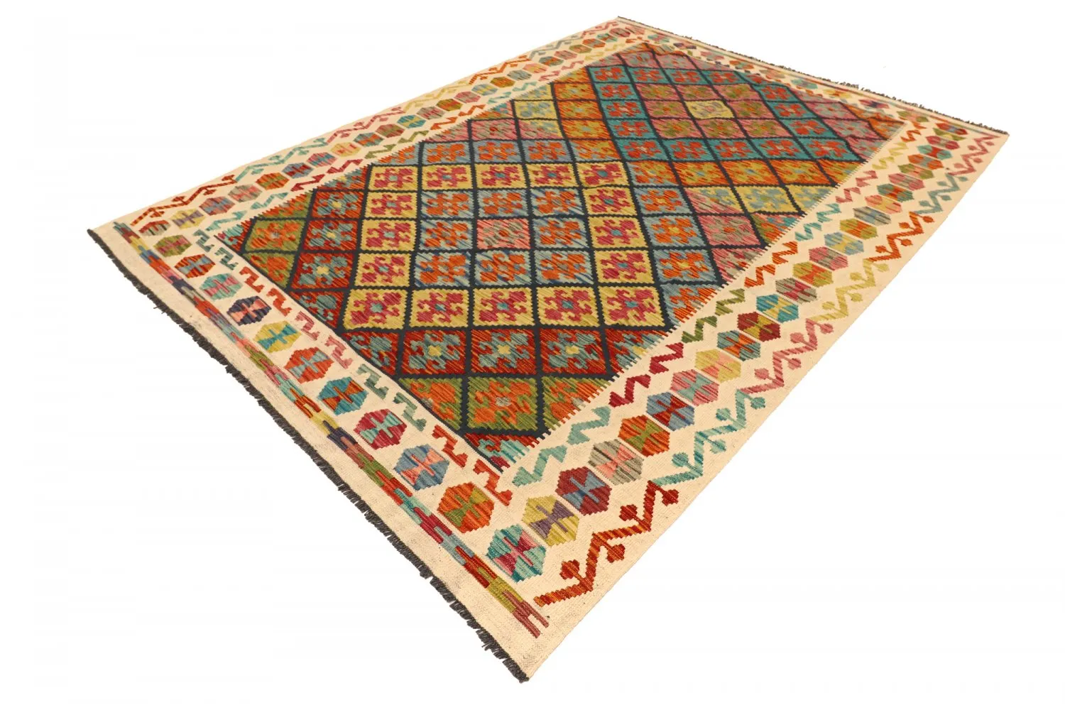 Orientalsk kelimteppe 257 x 184 cm