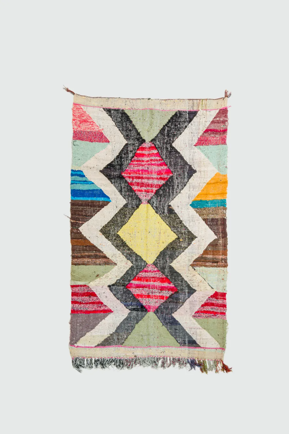 Marokkansk Boucherouite-teppe 135 x 230 cm