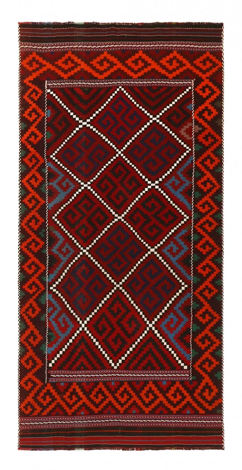 Orientalsk kelimteppe 377 x 179 cm