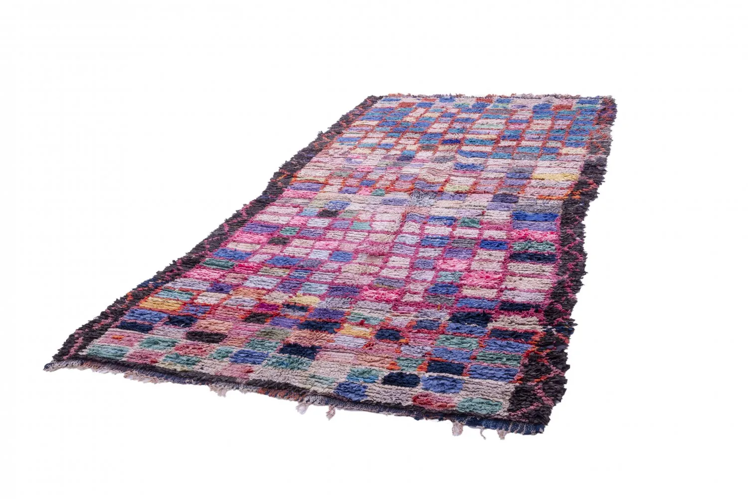 Marokkansk Boucherouite-teppe 290 x 150 cm