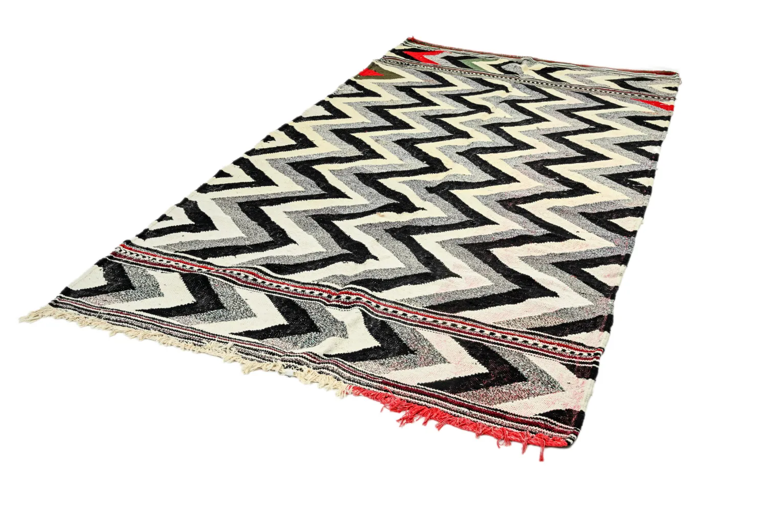 Marokkansk Boucherouite-teppe 150 x 280 cm