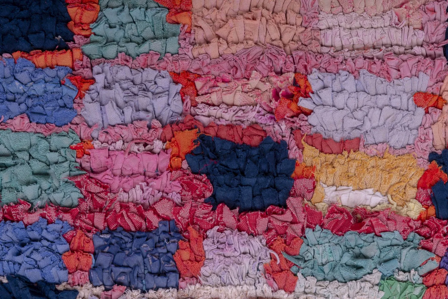 Marokkansk Boucherouite-teppe 290 x 150 cm
