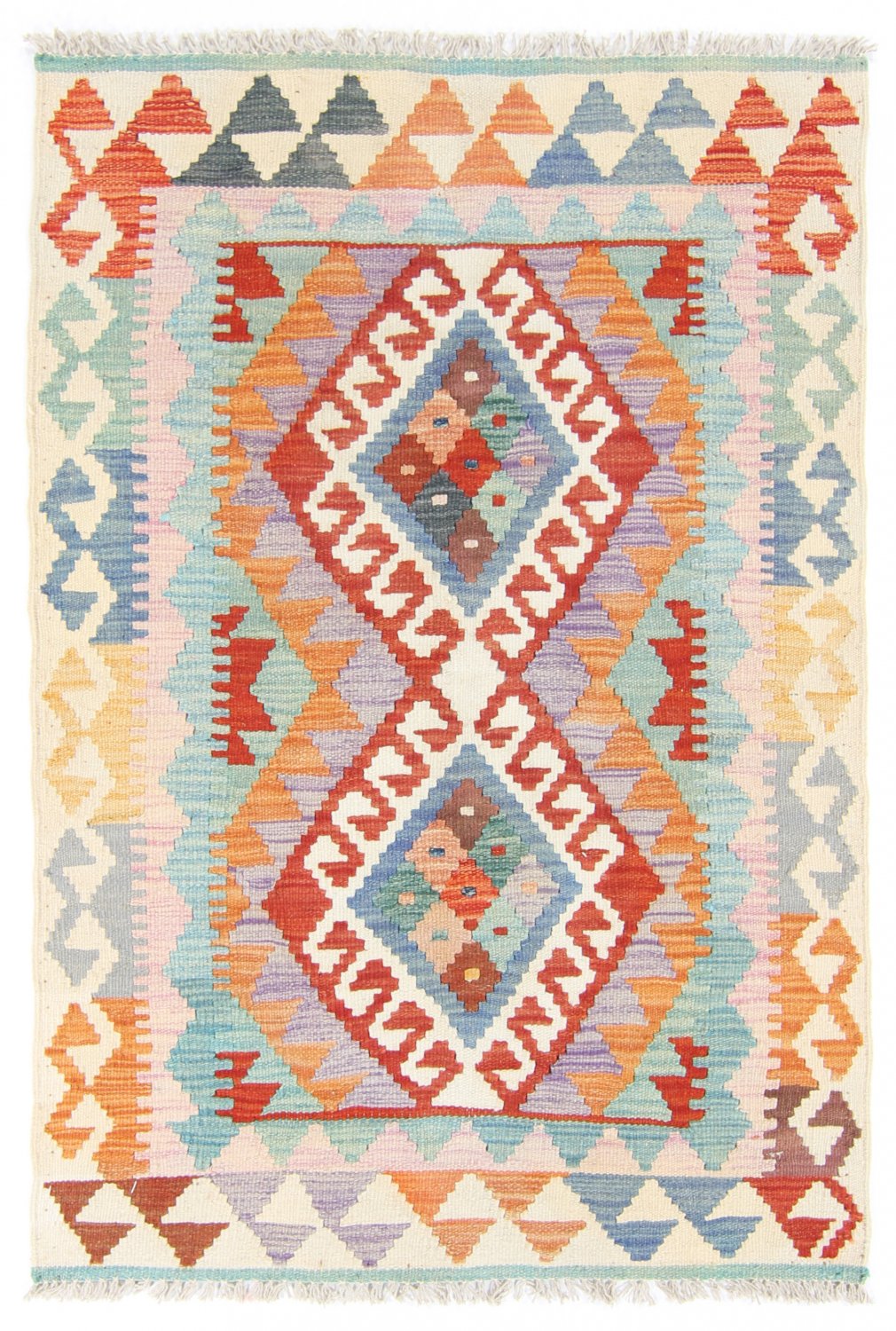 Kelim-teppe Afghansk 124 x 87 cm