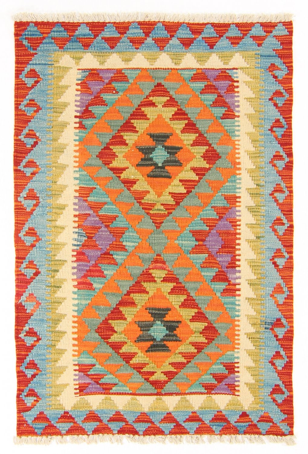 Kelim-teppe Afghansk 122 x 83 cm