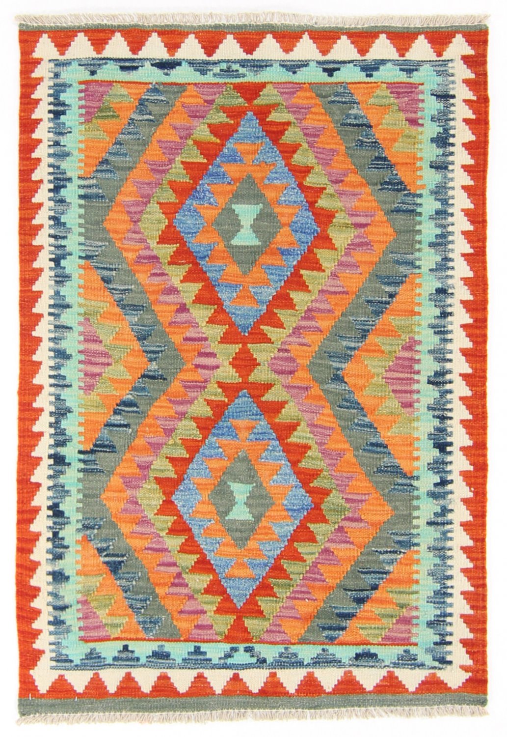 Kelim-teppe Afghansk 120 x 85 cm