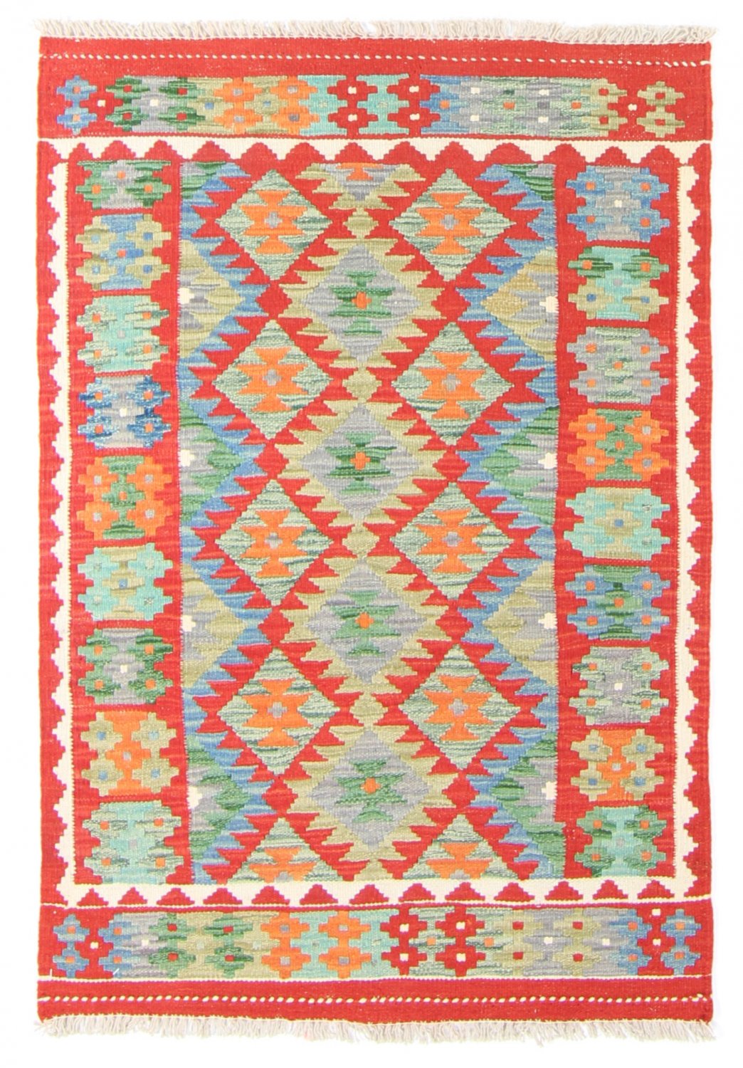 Kelim-teppe Afghansk 127 x 88 cm