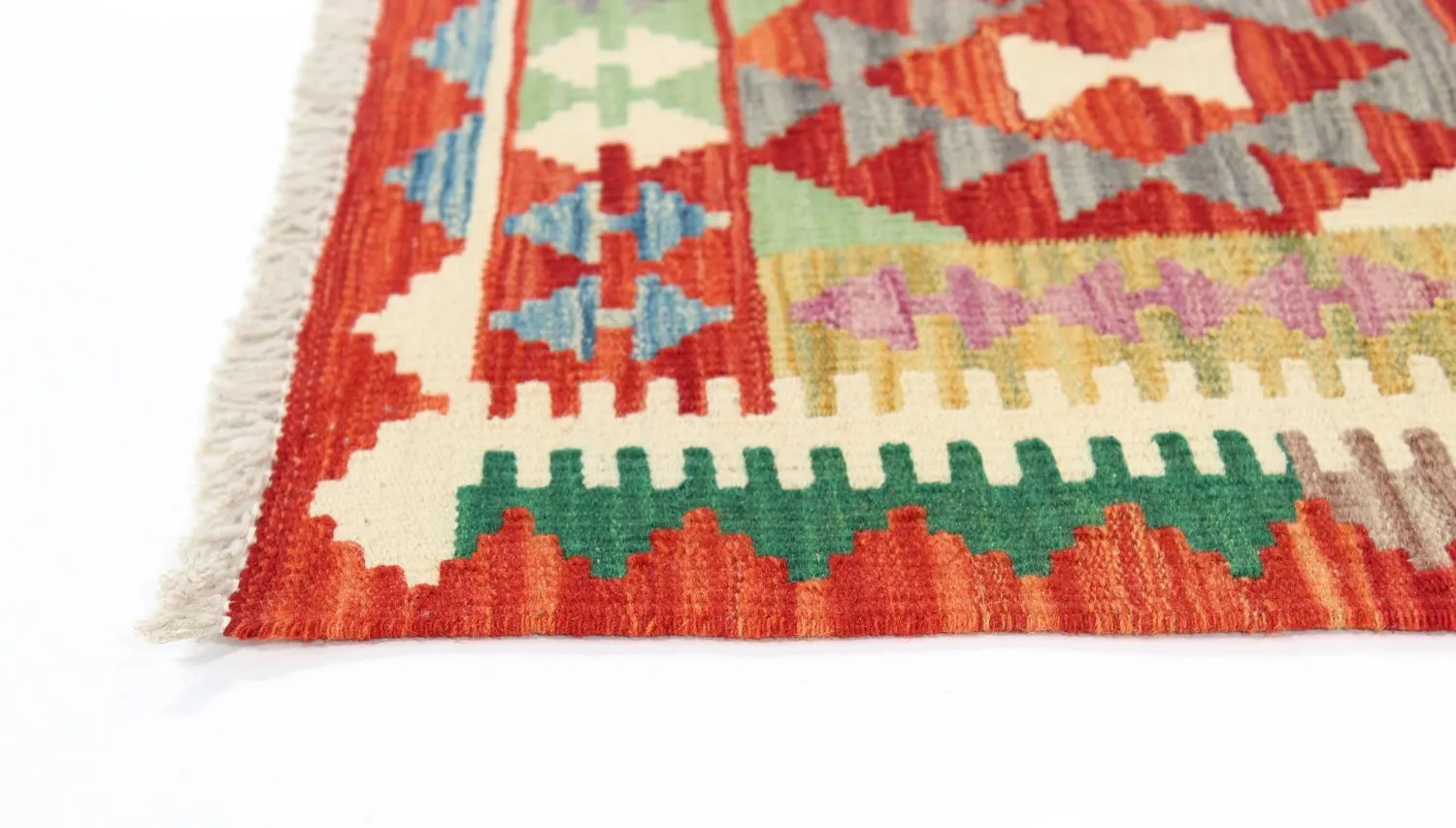 Orientalsk kelimteppe 203 x 67 cm