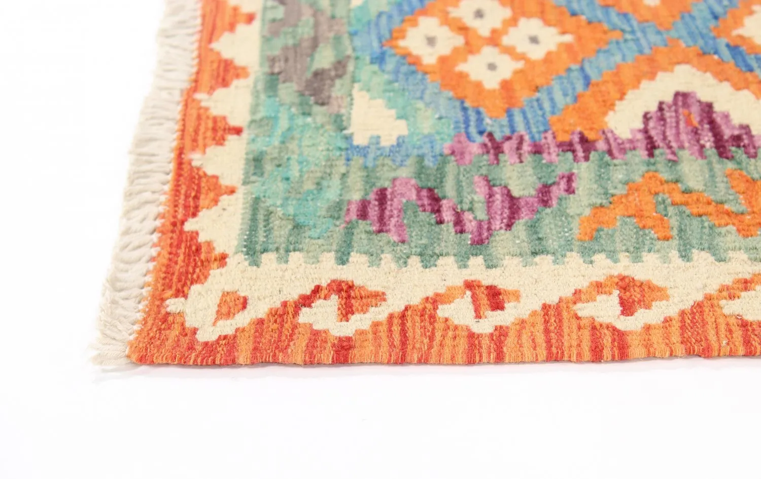 Orientalsk kelimteppe 207 x 72 cm