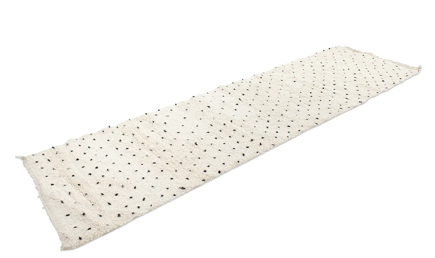 Kelim-teppe Marokkansk Beni Ourain 325 x 90 cm