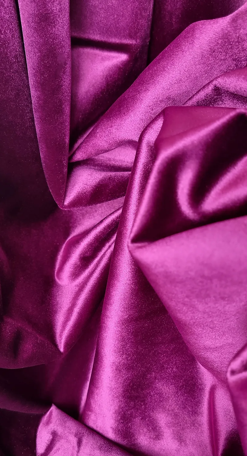 Gardiner - Fløyelsgardiner Marlyn (fuchsia)