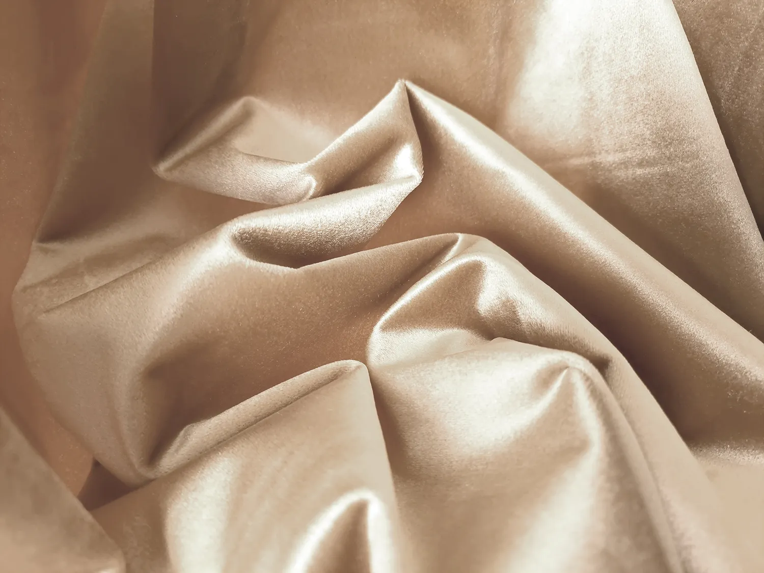 Gardiner - Fløyelsgardiner Marlyn (lys beige)