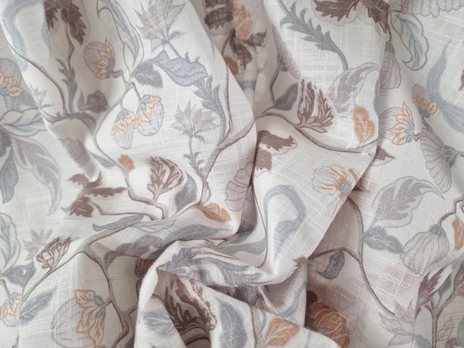 Gardiner - Bomullsgardin - Sollan (beige)
