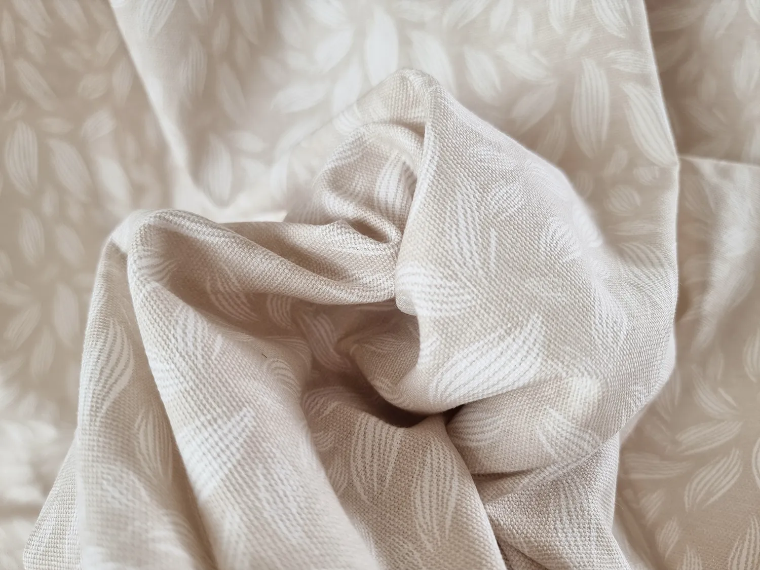 Gardiner - Bomullsgardin Satu (beige)