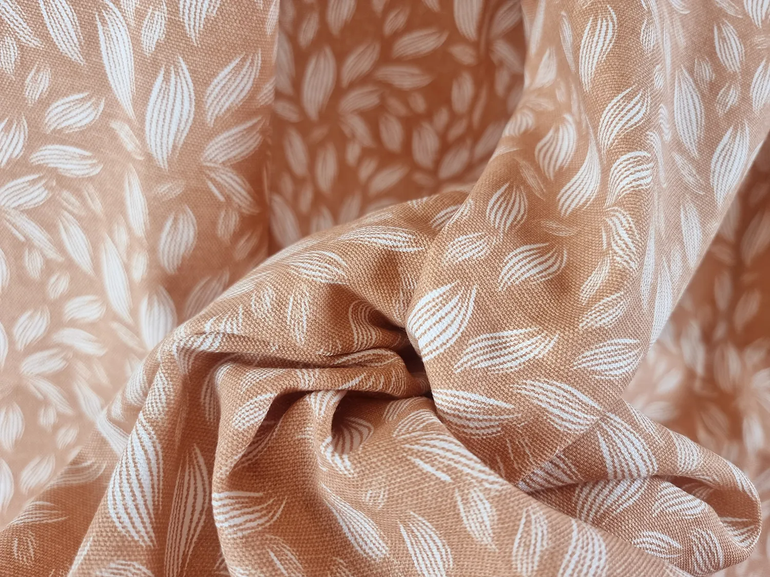 Gardiner - Bomullsgardin Satu (rosa)