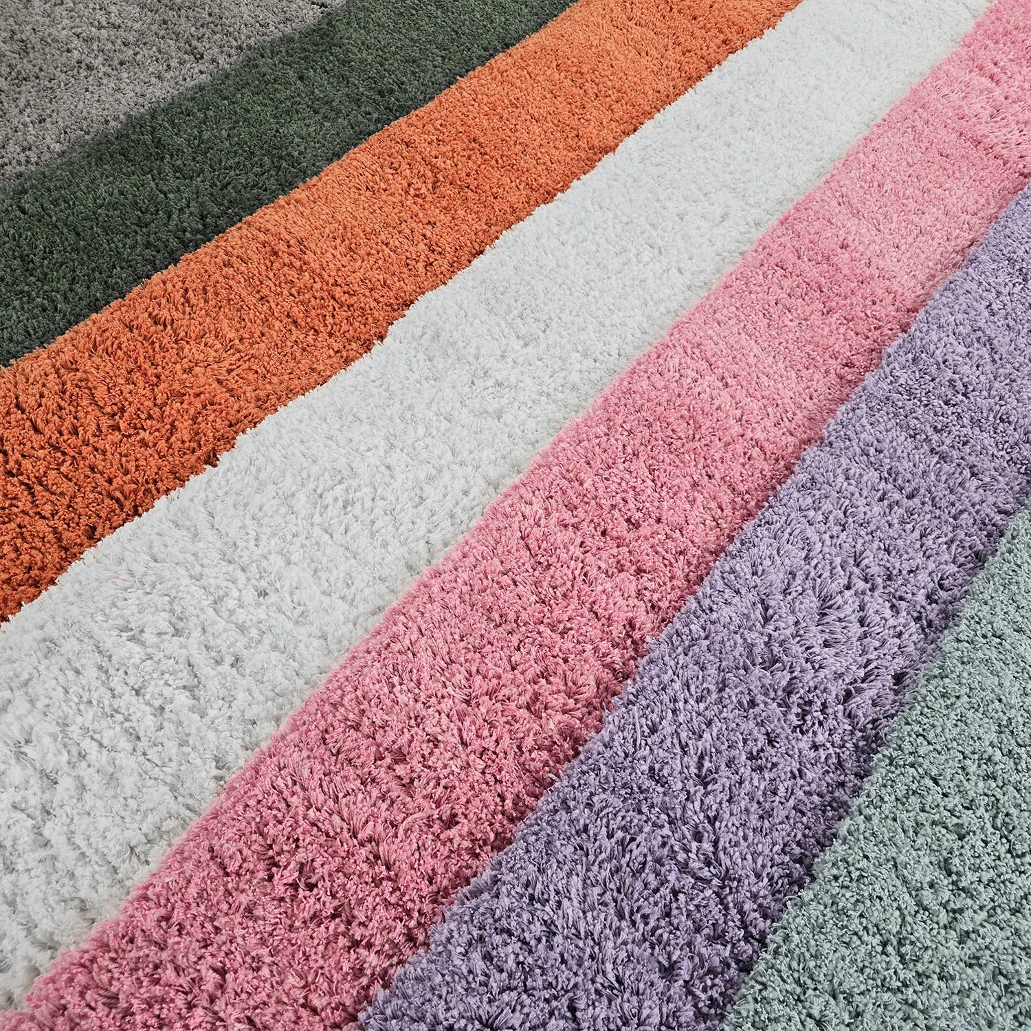 Ryetepper - Combarro Solid Cotton Shaggy (lys oransje)