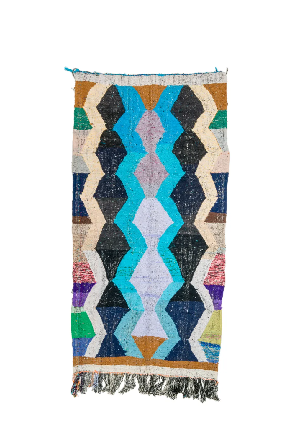 Marokkansk Boucherouite-teppe 155 x 250 cm