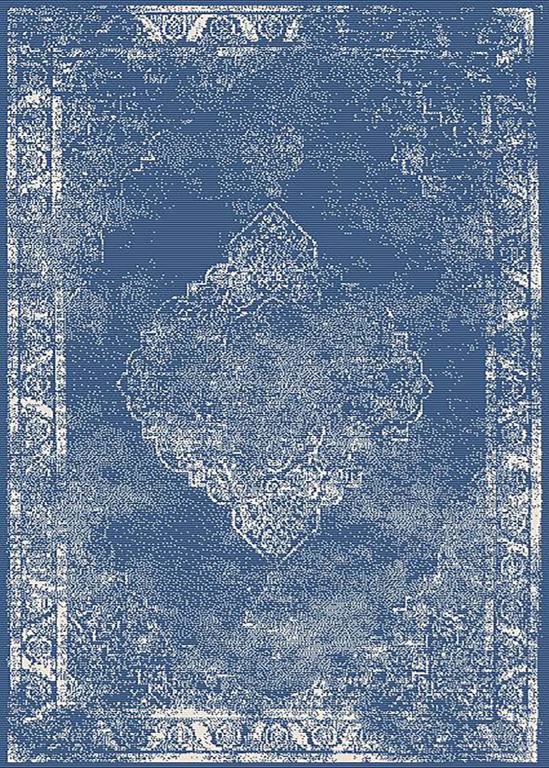 Wilton-teppe - Brussels Weave (blå)