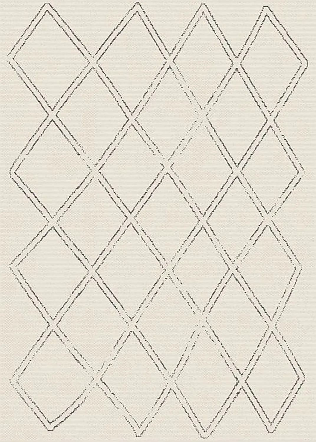 Innendørs/Utendørs tepper - Brussels Diamond (hvit)