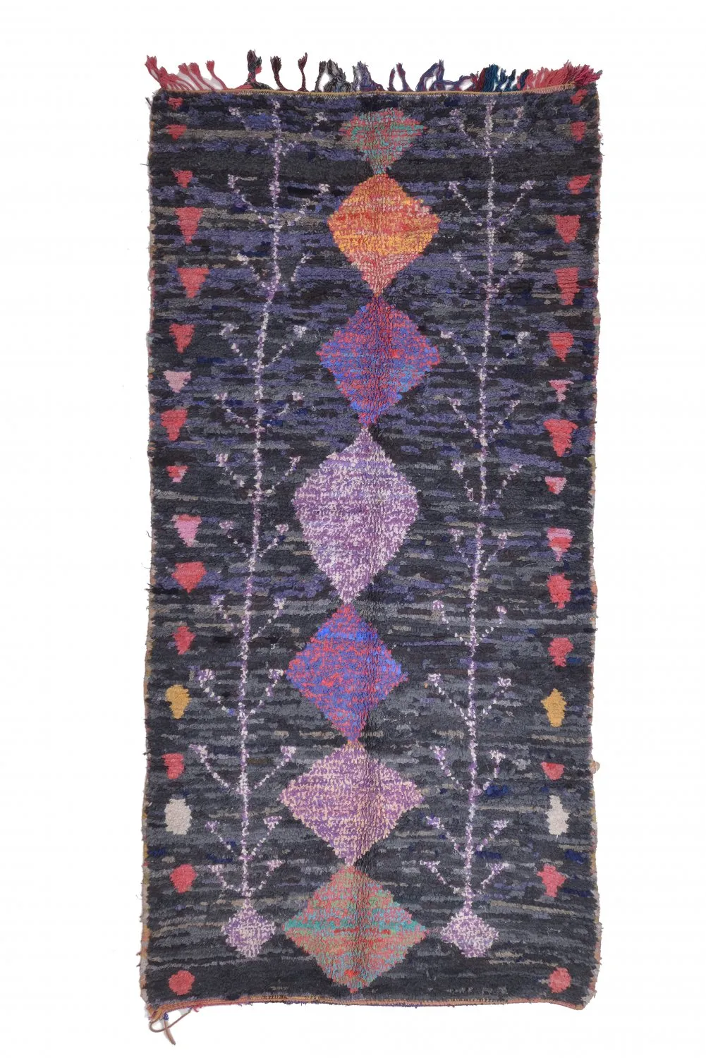Marokkansk Boucherouite-teppe 285 x 135 cm