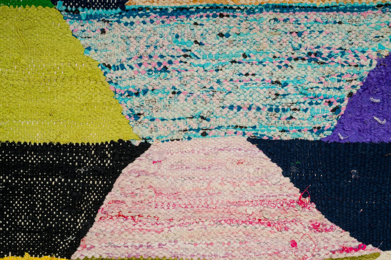 Marokkansk Boucherouite-teppe 165 x 265 cm
