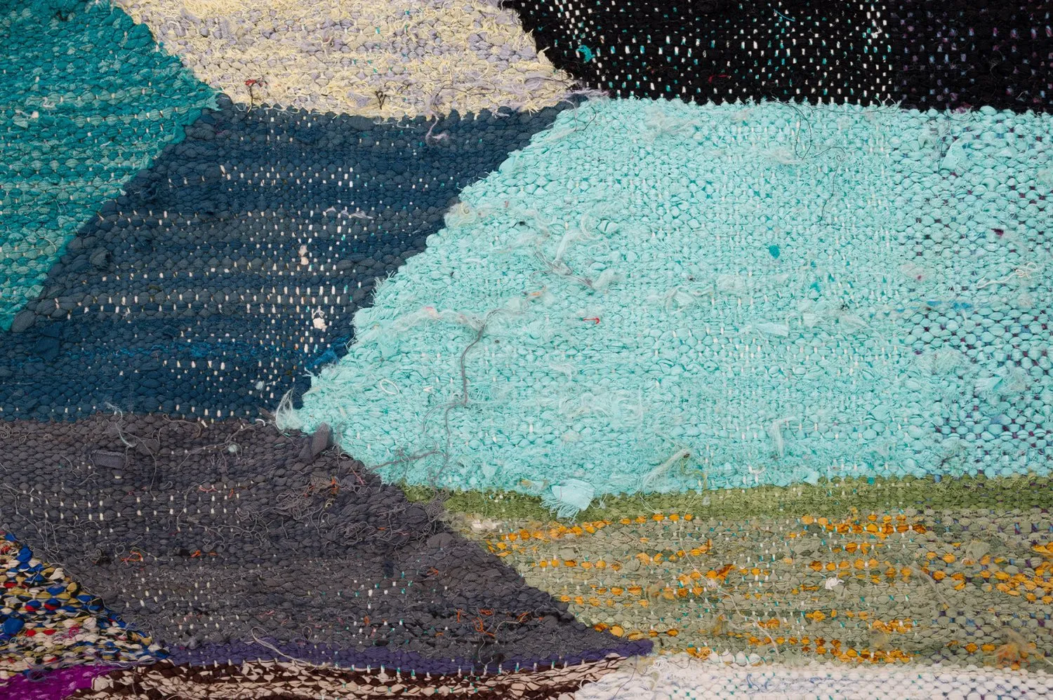 Marokkansk Boucherouite-teppe 145 x 295 cm