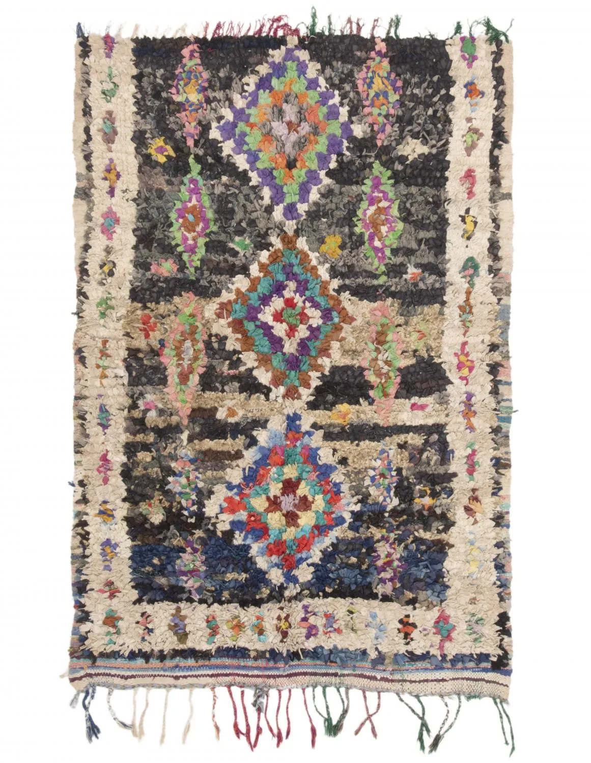 Marokkansk Boucherouite-teppe 175 x 115 cm