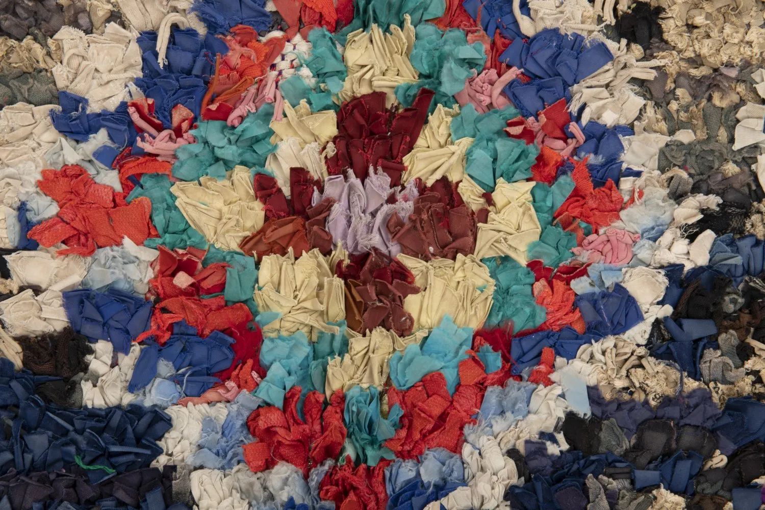 Marokkansk Boucherouite-teppe 175 x 115 cm