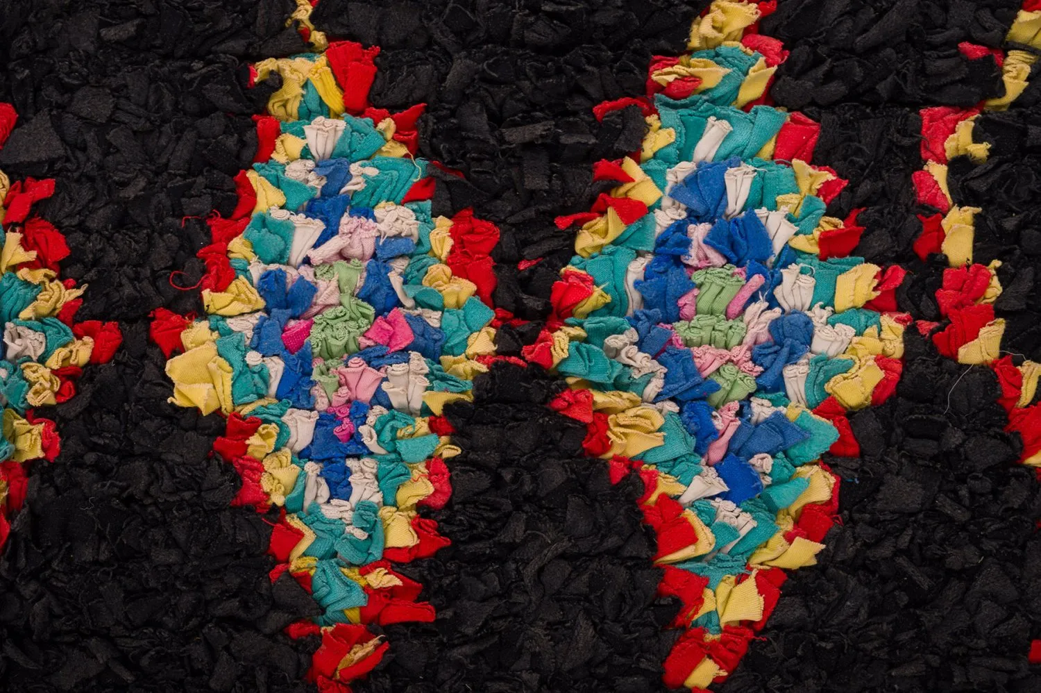 Marokkansk Boucherouite-teppe 130 x 270 cm