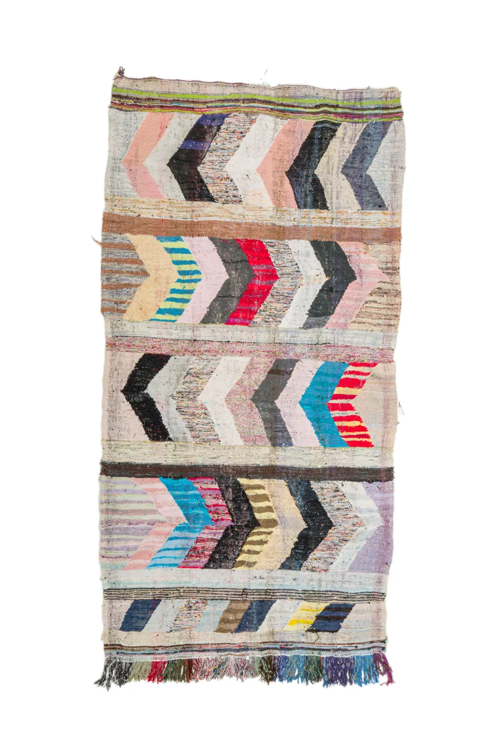 Marokkansk Boucherouite-teppe 155 x 305 cm