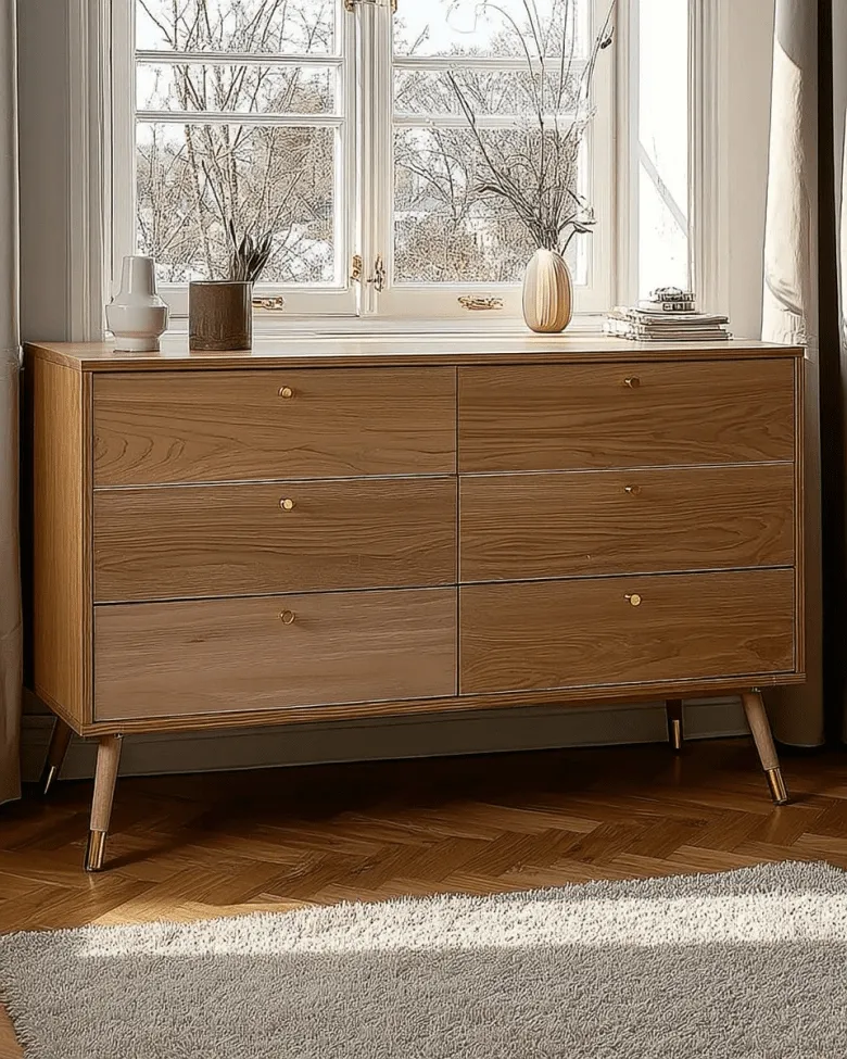 Kommode - Prime - 6 lådor (eik)