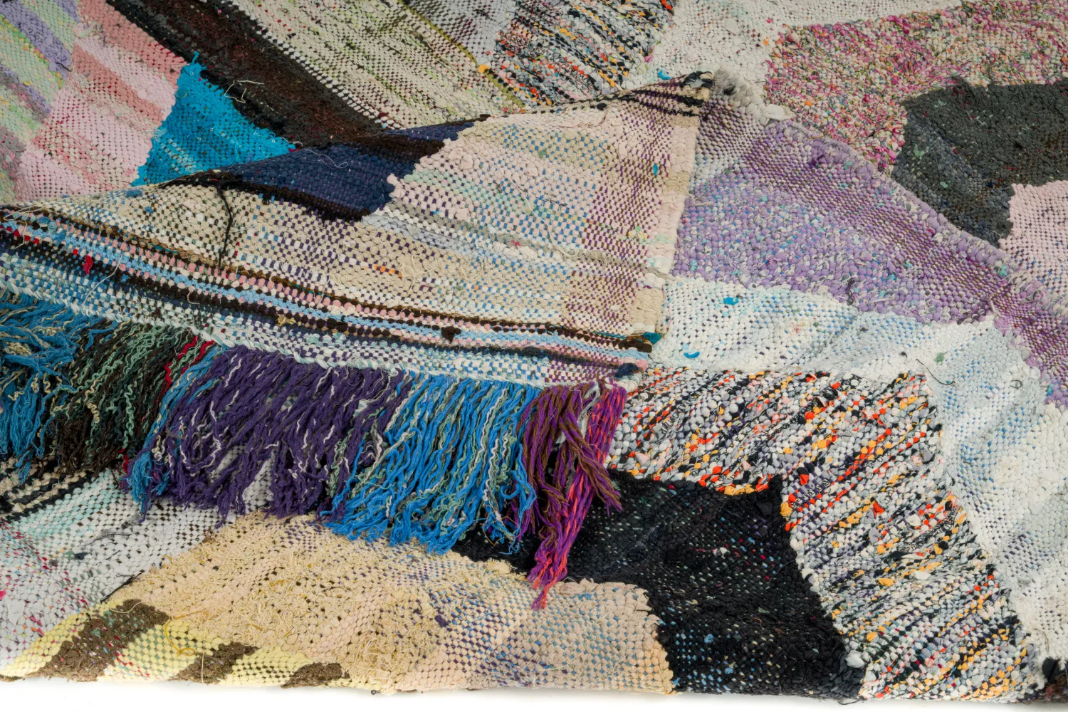 Marokkansk Boucherouite-teppe 155 x 305 cm