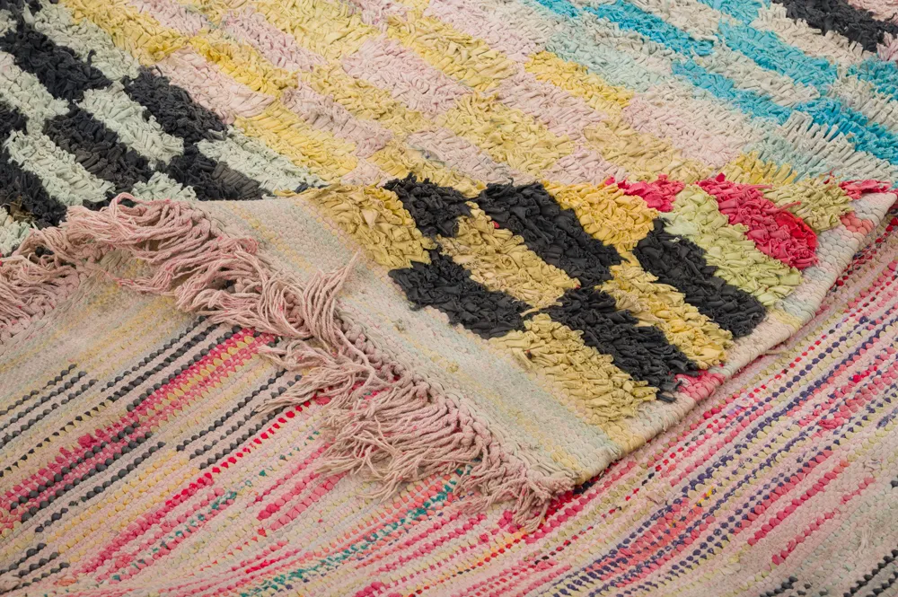 Marokkansk Boucherouite-teppe 320 x 160 cm