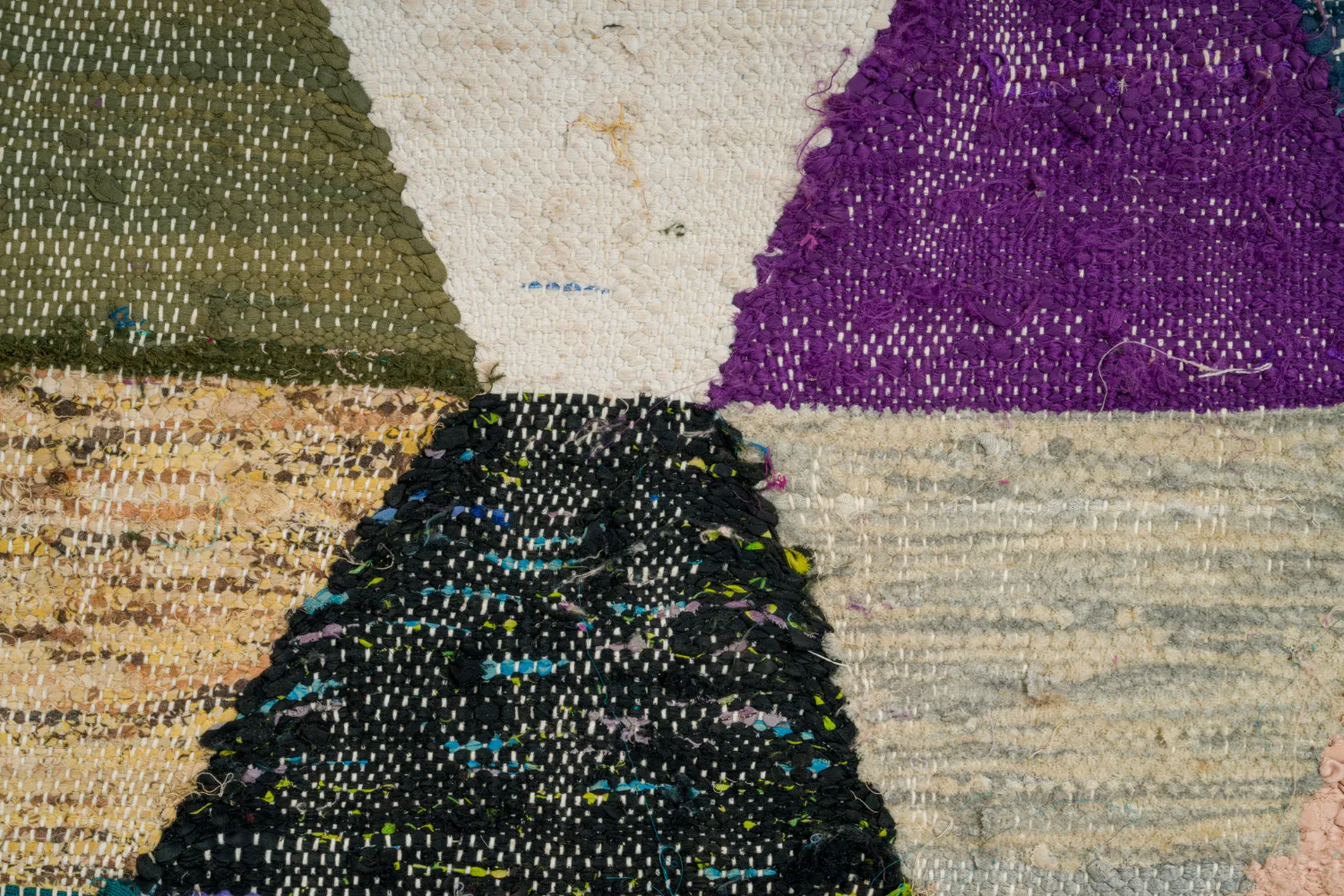 Marokkansk Boucherouite-teppe 150 x 305 cm