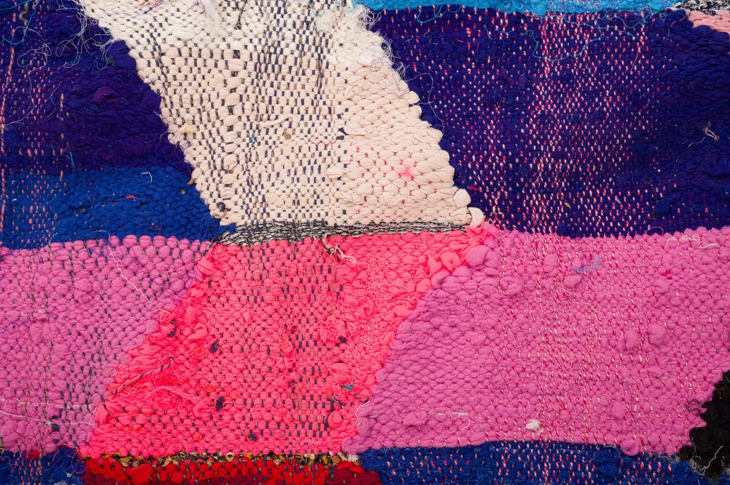 Marokkansk Boucherouite-teppe 150 x 305 cm