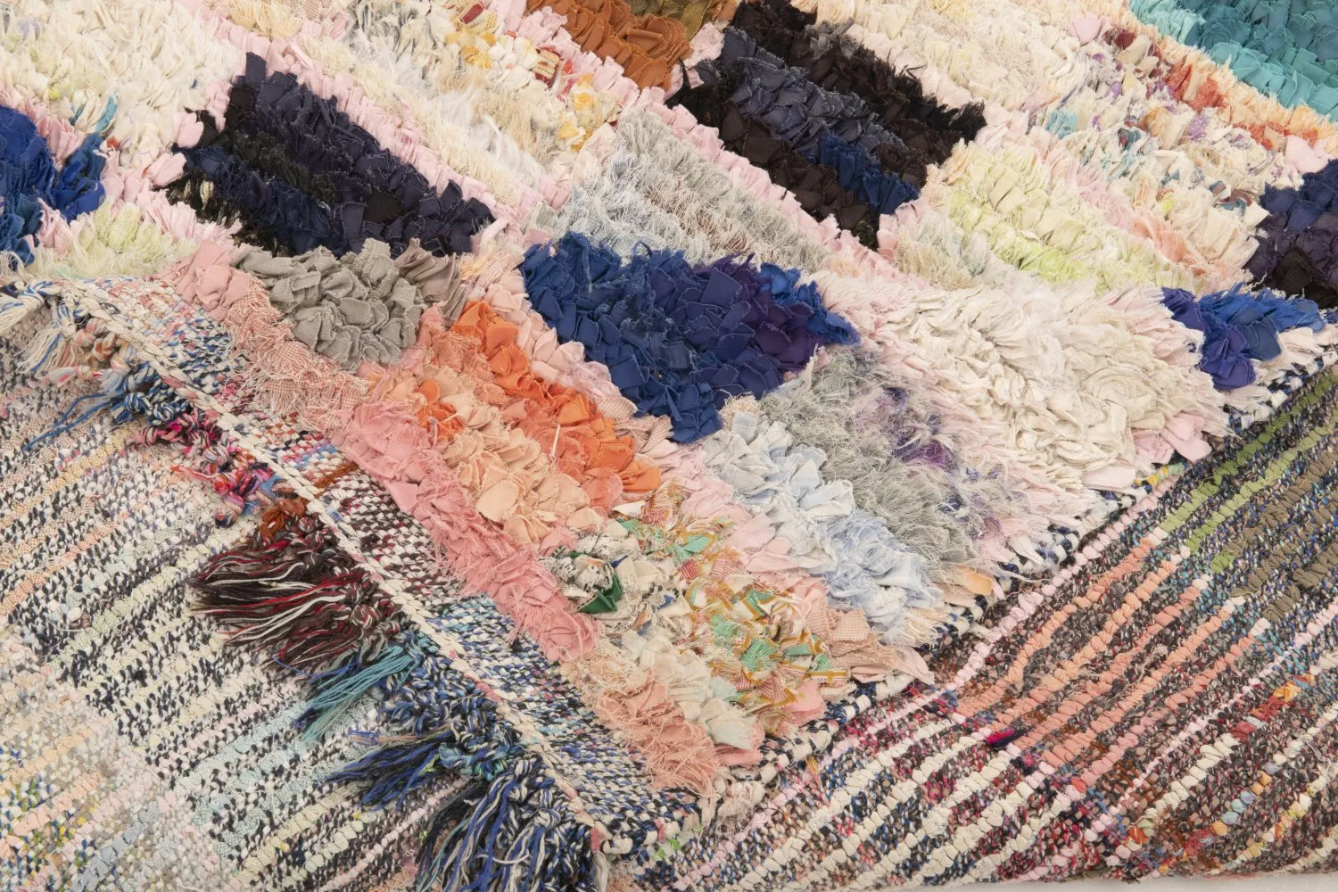 Marokkansk Boucherouite-teppe 170 x 115 cm