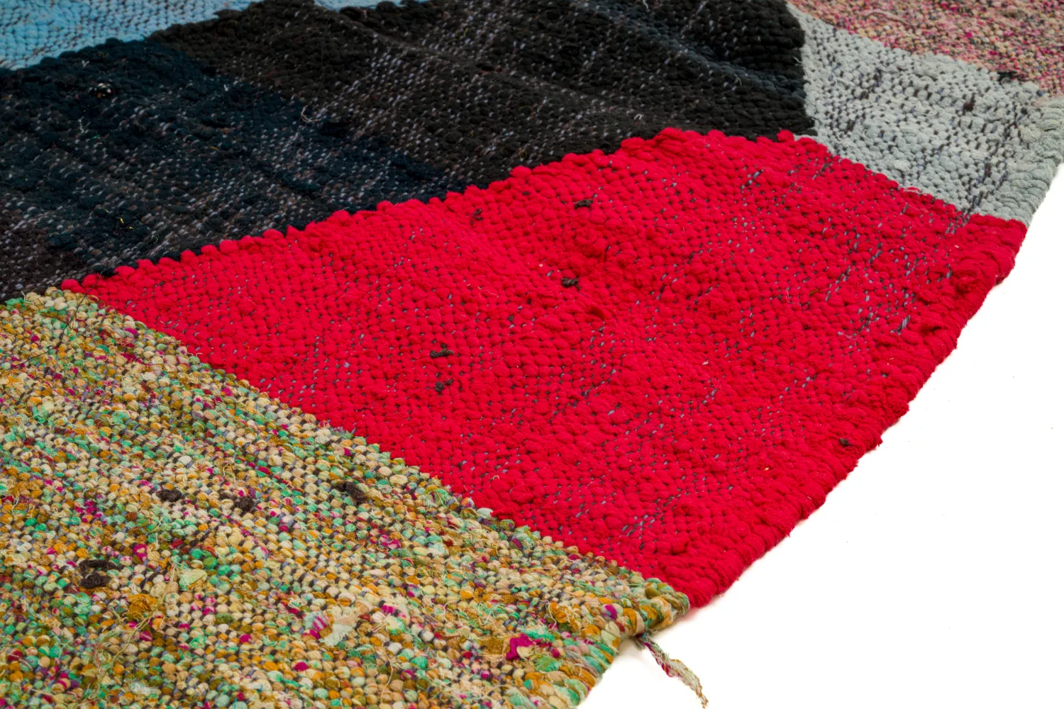 Marokkansk Boucherouite-teppe 135 x 240 cm
